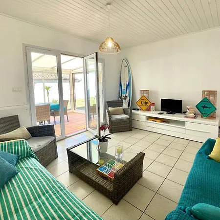 Maison Charmante Proche Avec Jardin, Veranda Et Wifi - Quartier La Sauzaie - Fr-1-231-232 Brétignolles-sur-Mer