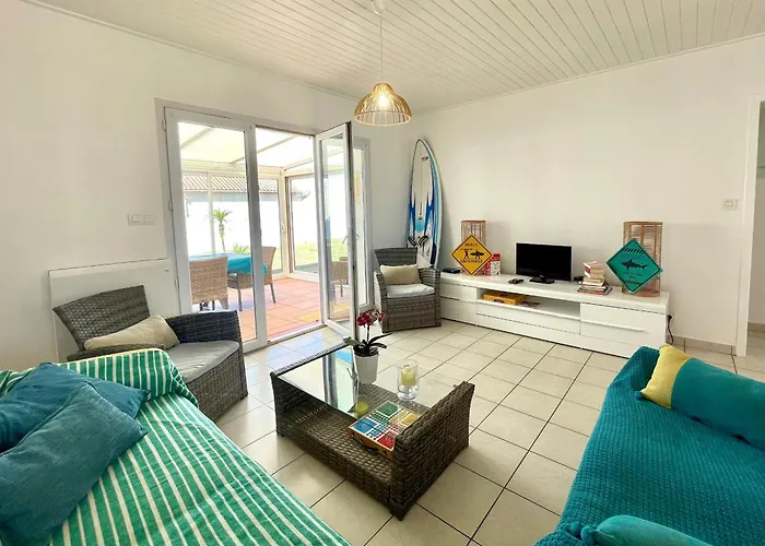 Maison Charmante Proche Avec Jardin, Veranda Et Wifi - Quartier La Sauzaie - Fr-1-231-232 Bretignolles-sur-Mer