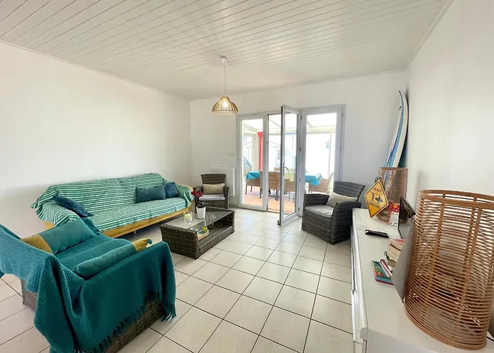 Maison Charmante Proche Avec Jardin, Veranda Et Wifi - Quartier La Sauzaie - Fr-1-231-232 * Bretignolles-sur-Mer
