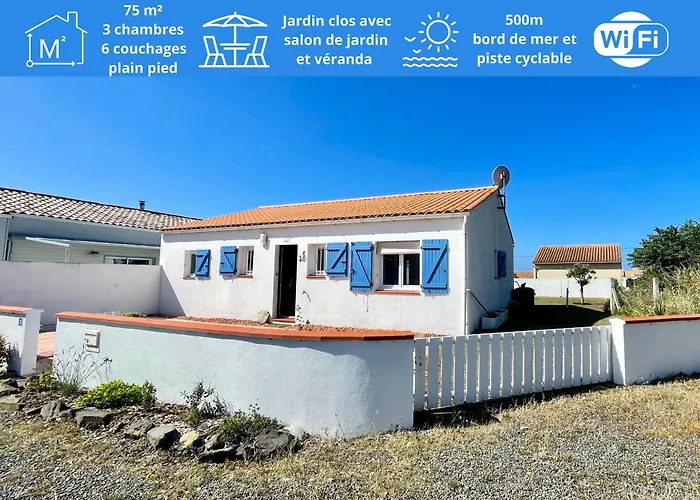 Holiday home Maison Charmante Proche Avec Jardin, Veranda Et Wifi - Quartier La Sauzaie - Fr-1-231-232 Bretignolles-sur-Mer
